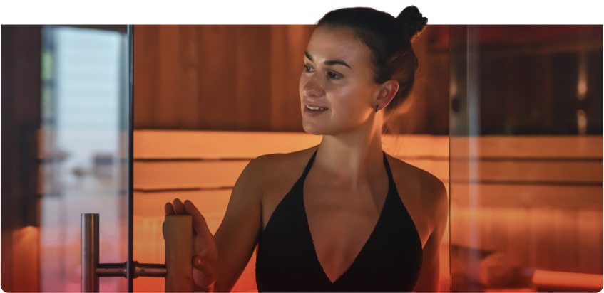infrared sauna embrace the warmth